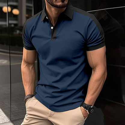 Polo de manga corta para hombre Polo casual de verano