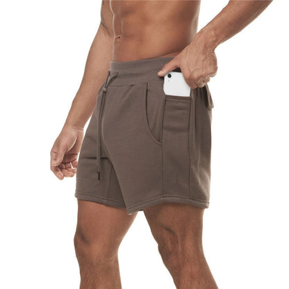 Pantalones cortos deportivos multibolsillos de verano para hombre