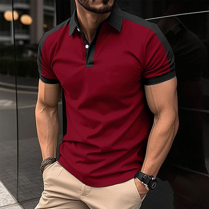 Polo de manga corta para hombre Polo casual de verano