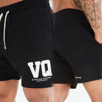 Pantalones cortos deportivos transpirables de algodón de verano para hombre