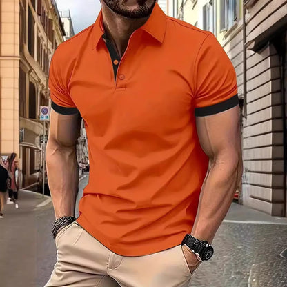 Polo de manga corta para hombre Polo casual de verano