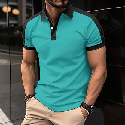 Polo de manga corta para hombre Polo casual de verano