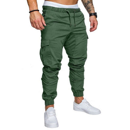 Pantalón de hombre largo jogging multibolsillos