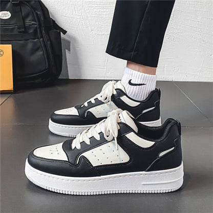 Zapatos blancos de plataforma a juego de tendencia adolescente transpirables de cuero