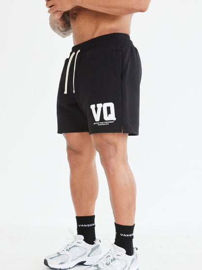 Pantalones cortos deportivos transpirables de algodón de verano para hombre