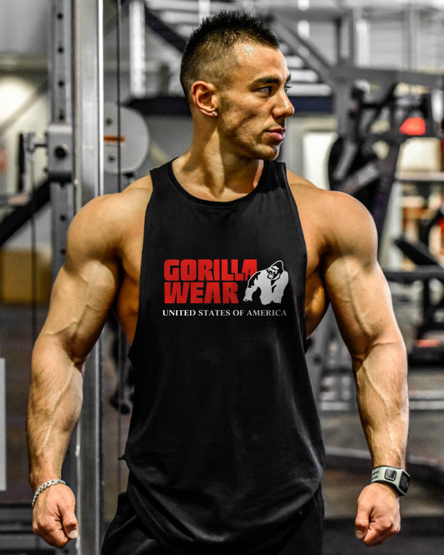 Camiseta sin mangas para hombre deportiva. Gorilla fitness vest