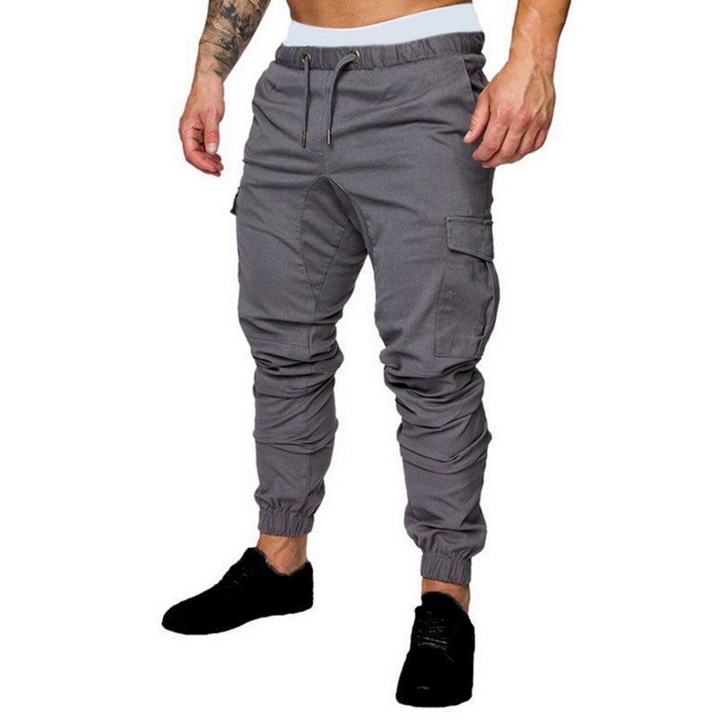 Pantalón de hombre largo jogging multibolsillos