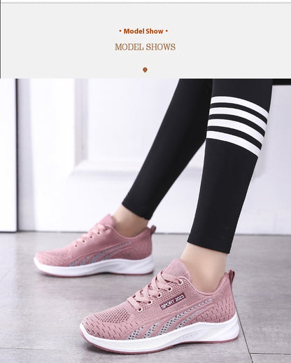 Zapatos planos de fondo suave informales para mujer