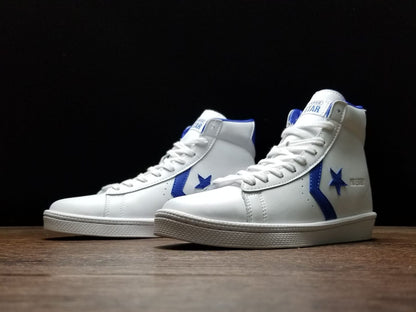 Converse Pro leather Blancas y azules