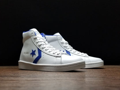 Converse Pro leather Blancas y azules