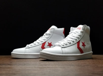 Converse Pro leather rojo y blanco