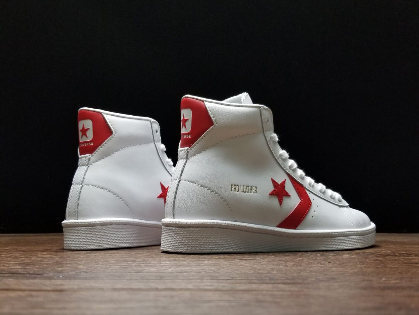 Converse Pro leather rojo y blanco