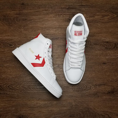 Converse Pro leather rojo y blanco