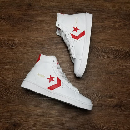 Converse Pro leather rojo y blanco