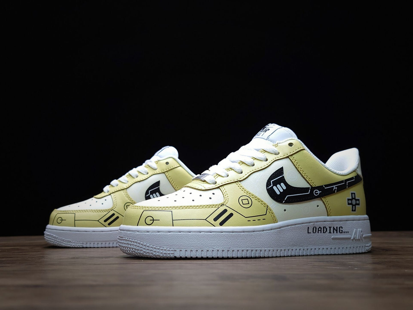 Nike Air Force 1 con dibujos gamer