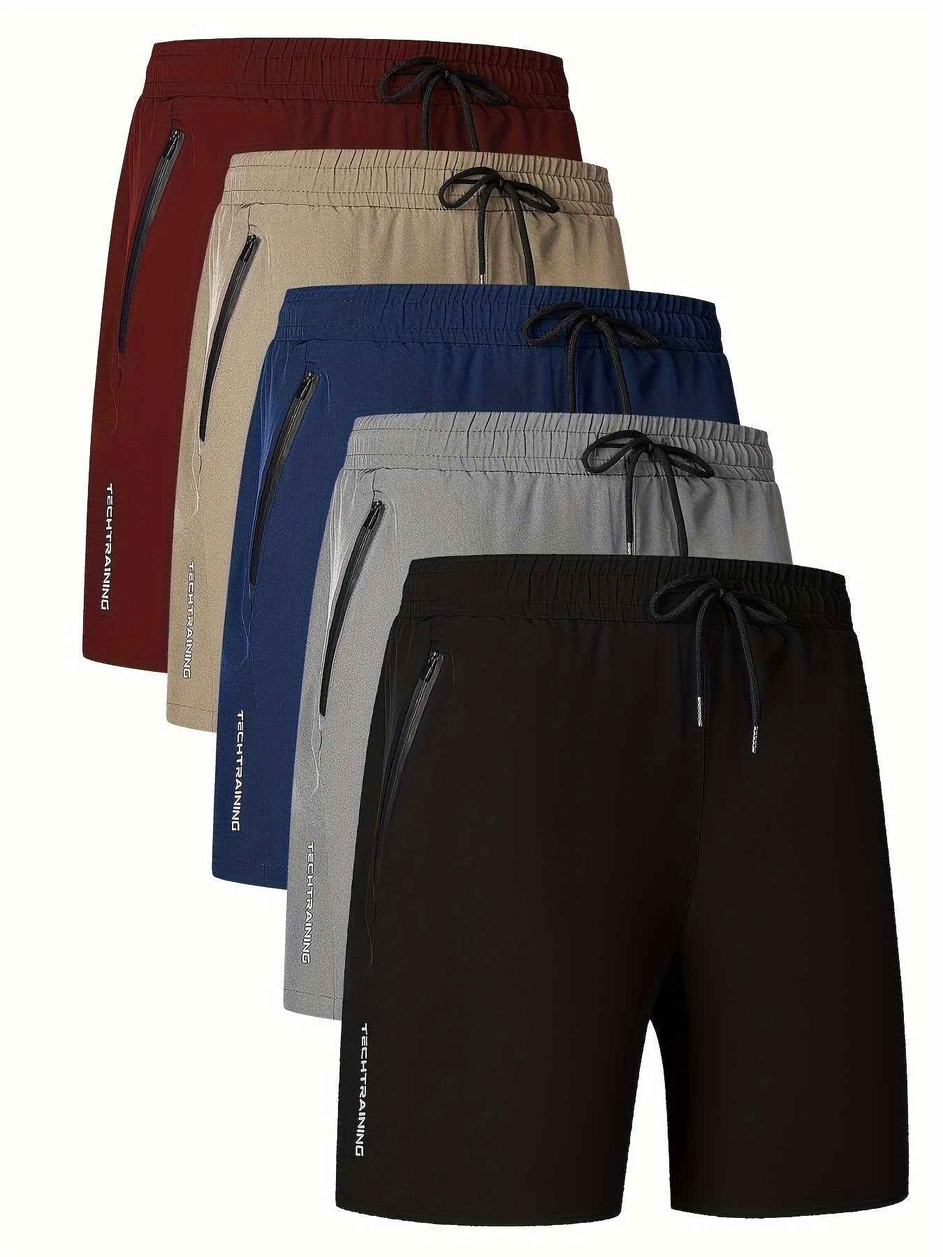 Pantalones cortos deportivos informales para hombre, transpirables, de secado rápido