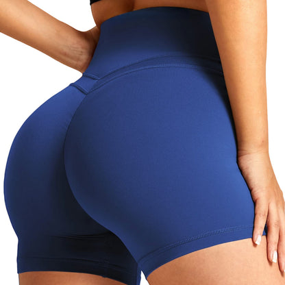 Pantalones cortos de mujer de yoga sin costuras Pantalones de fitness