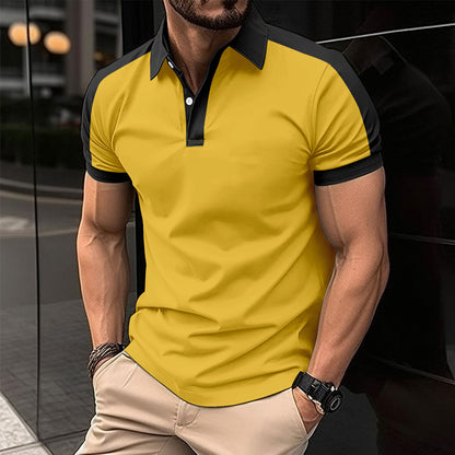 Polo de manga corta para hombre Polo casual de verano